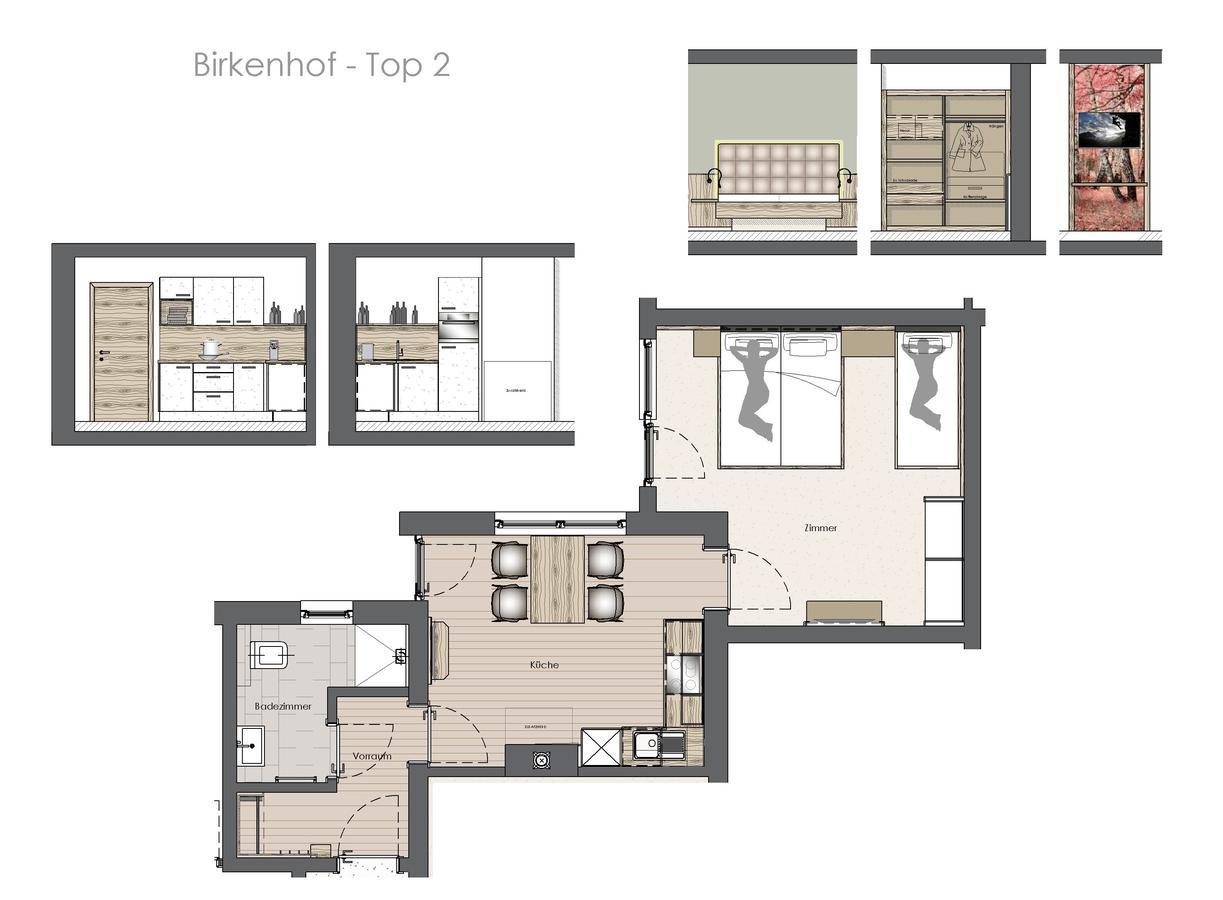 Birkenhof Apartman Zell am Ziller Kültér fotó